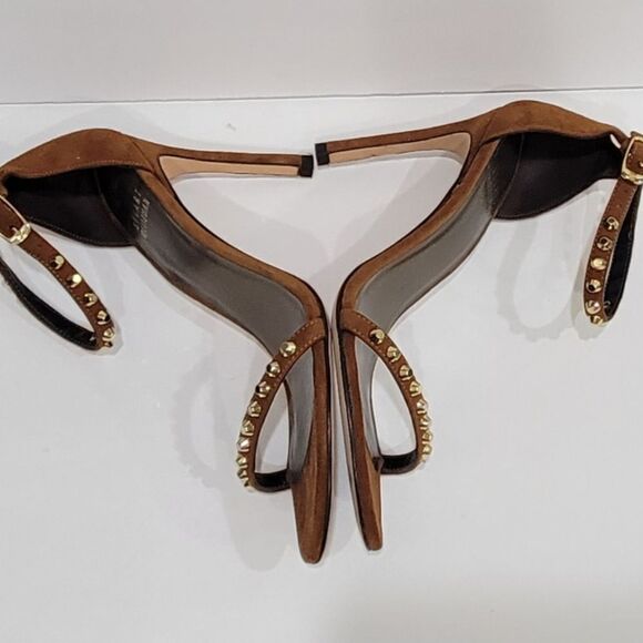 Stuart Weitzman brown suede nudist sz 6 - Picture 4 of 9
